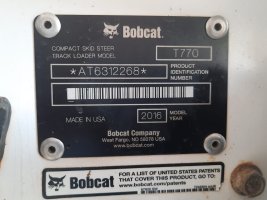 Bobcat Skid steer-(T770) -No comminication to main controller -(Code