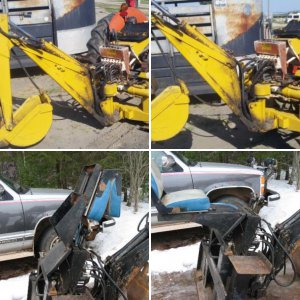 3 pt link mount for backhoe