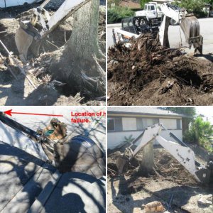 Hydraulic hose failure!