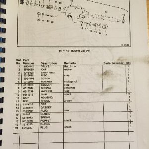 Melroe M600 M600 tilt valve parts.JPG